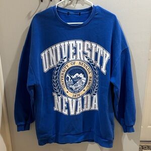 University of Nevada Blue Sweatshirt